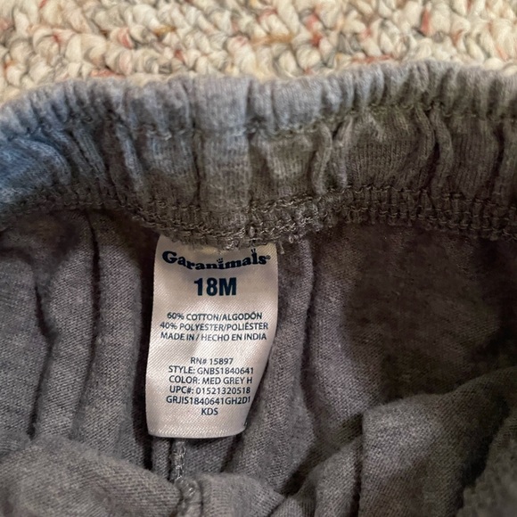 2 pair of Gray 18 mo Infant Joggers-Carter’s & Garanimals-Both in EUC - Picture 4 of 12
